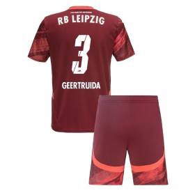 RB Leipzig Lutsharel Geertruida #3 Auswärtstrikot 2024-25 Kurzarm (+ kurze hosen)